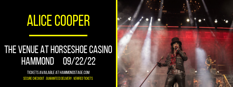 Alice Cooper at The Venue at Horseshoe Casino tickets Alice Cooper at The Venue at Horseshoe Casino