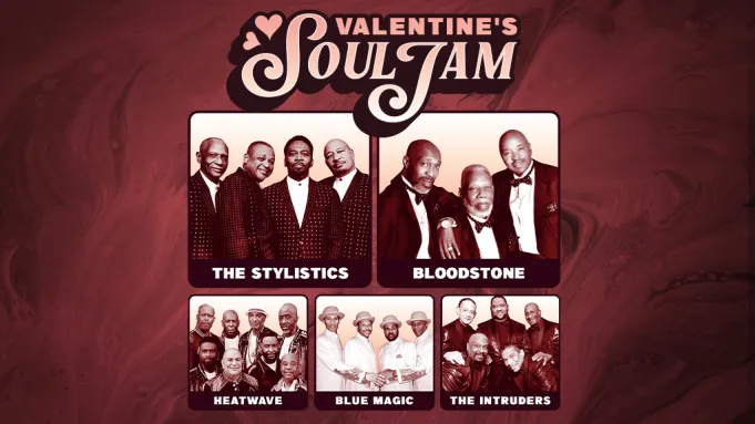 Valentine’s Soul Jam: Russell Thompkins Jr. and The New Stylistics, The Intruders & Heatwave